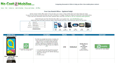 Desktop Screenshot of nocostmobiles.co.uk